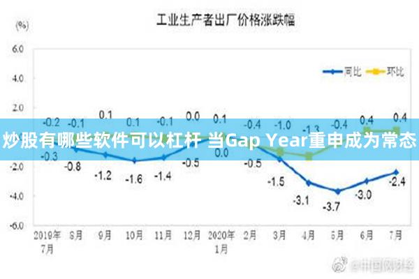 炒股有哪些软件可以杠杆 当Gap Year重申成为常态