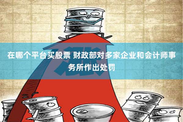 在哪个平台买股票 财政部对多家企业和会计师事务所作出处罚